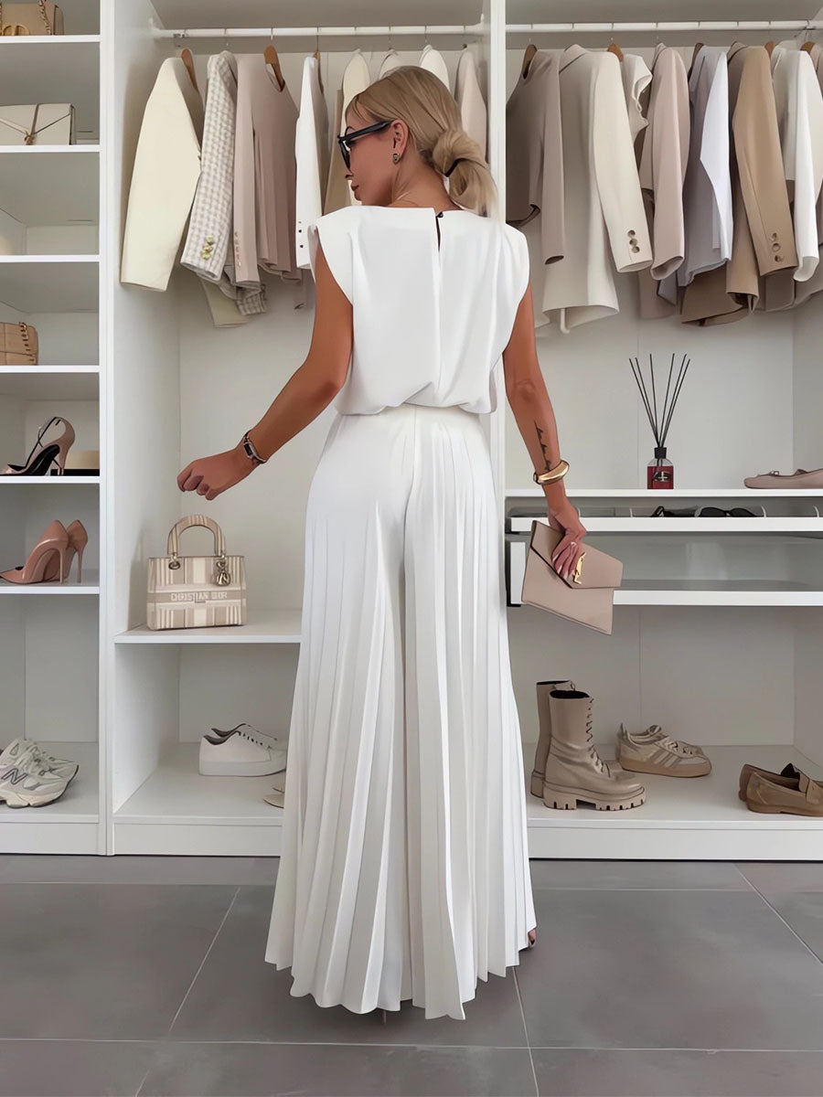 Royal Swan Pleated set