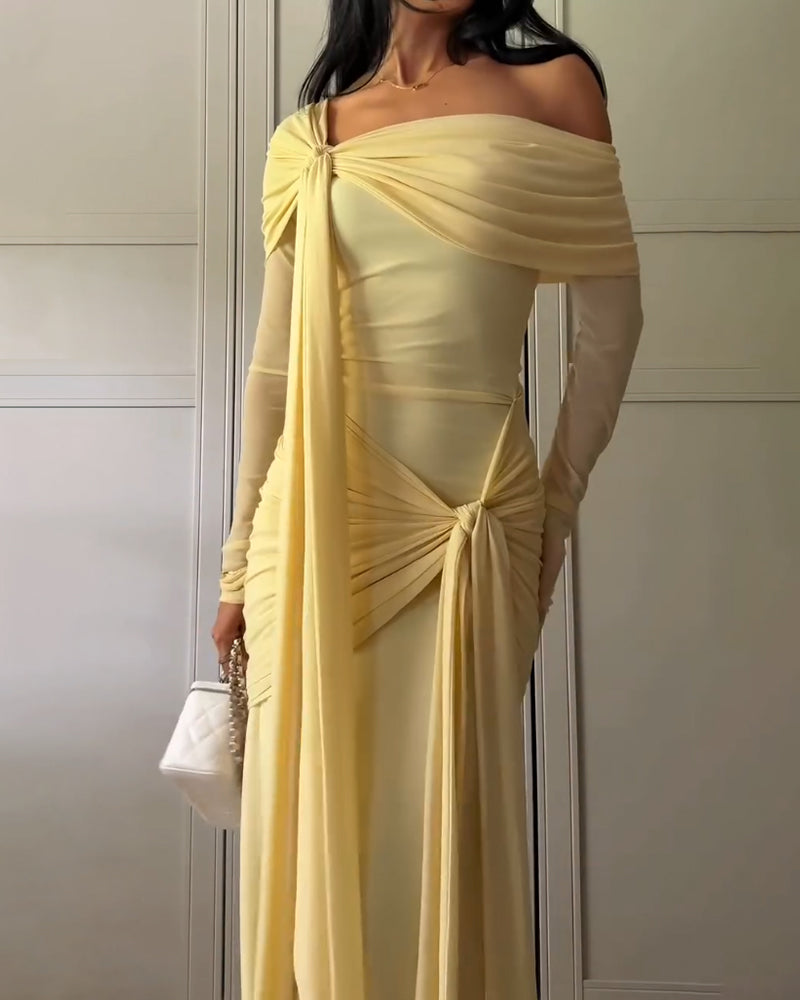 Elegant Strapless Dress