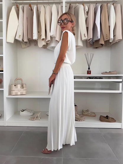 Royal Swan Pleated set