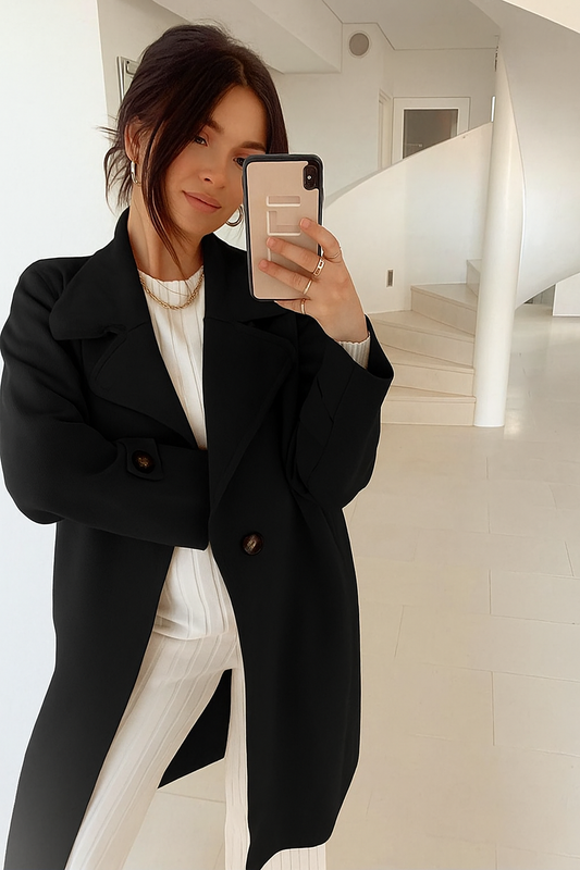 Fireplace Coat - Black