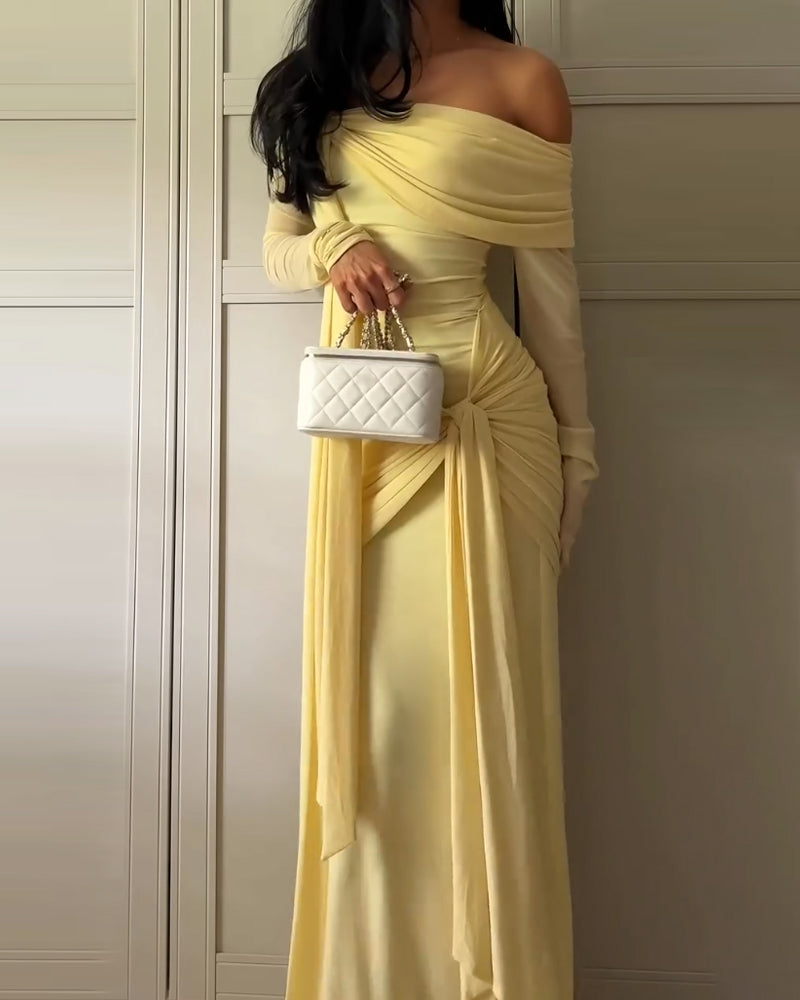 Elegant Strapless Dress