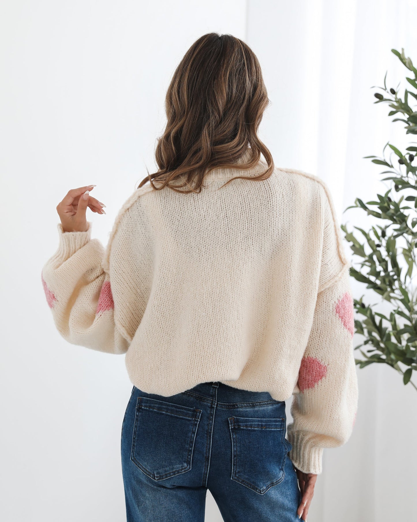 Asterielle Knit - Cream Print