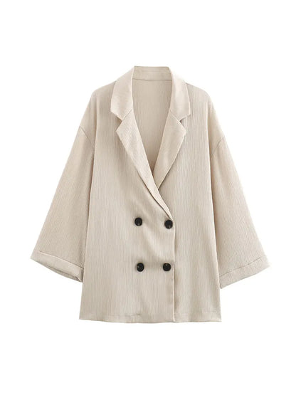 Women Blazer Coat and Pants Set