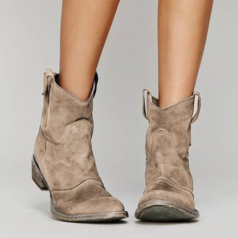 AMELIA VINTAGE ANKLE BOOTS
